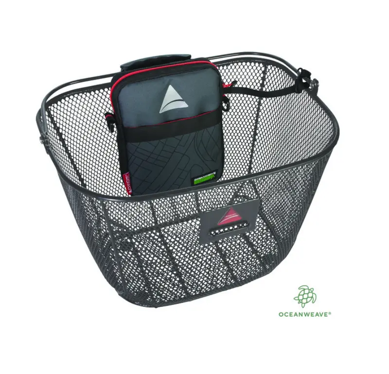 Seymour Oceanweave Basketpack – Eco-Friendly Cycling Basket & Pack Combo 1