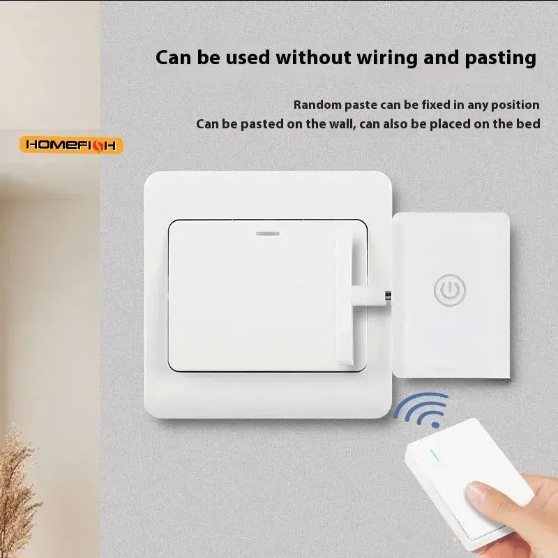 Smart Wireless Wall Light Switch – Remote & App Control 1