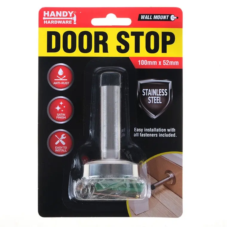 Stainless Steel Door Stopper – Durable Metal Design 1