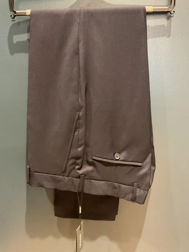 Studio 73 Slim-Fit Navy Suit Trousers 1