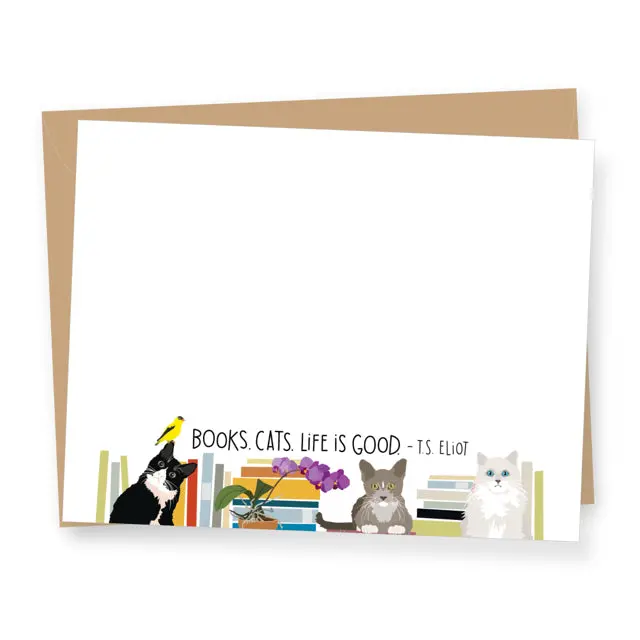 T.S. Eliot ‘Life’S Good’ Quote Card Set – 8 Flat Boxed Cards 1