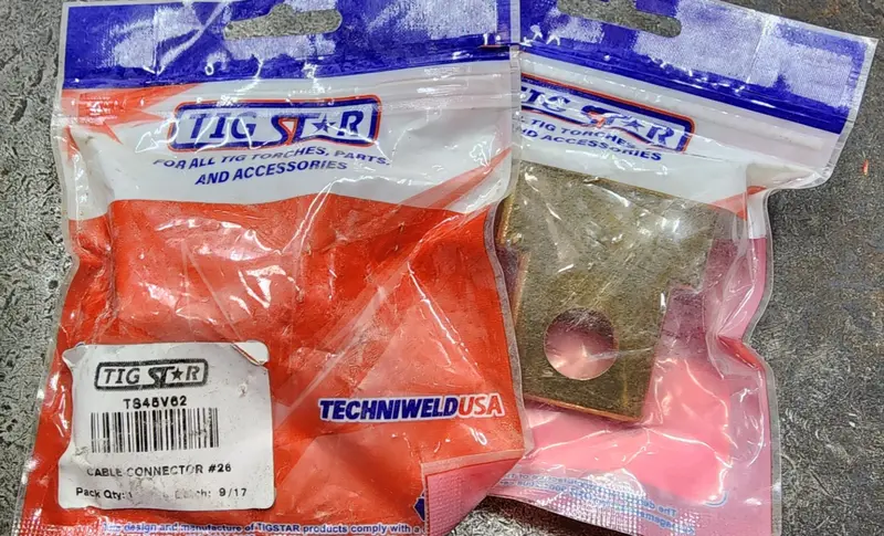 Techniweld Tig Star 45V62 #26 Cable Connector – New Surplus 1