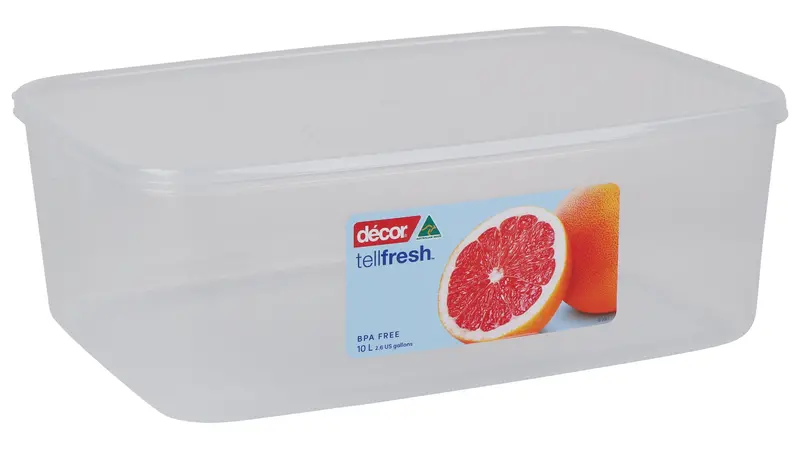 Tellfresh 10-Litre Oblong Food Storage Container 1