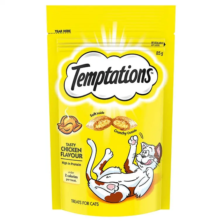 Temptations Tasty Chicken Treats For Cats – 85G Pack 1