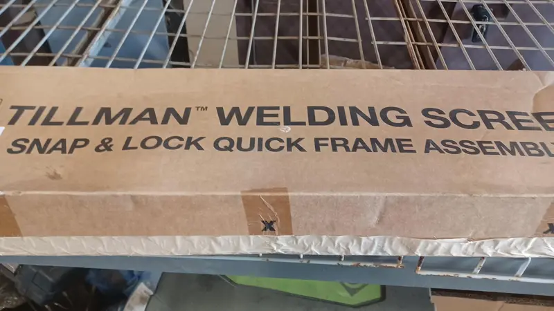 Tillman 6201068 Welding Screen Frame — 6' × 8', Heavy-Duty Steel Construction, New Surplus 1