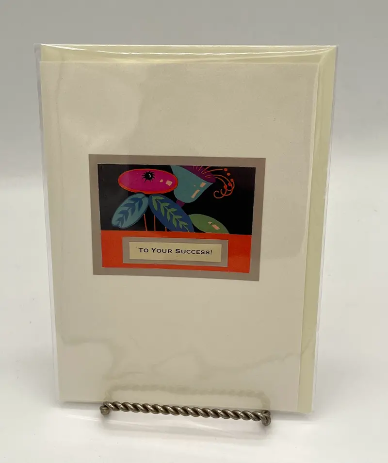 'To Your Success' Celebration Greeting Card 1