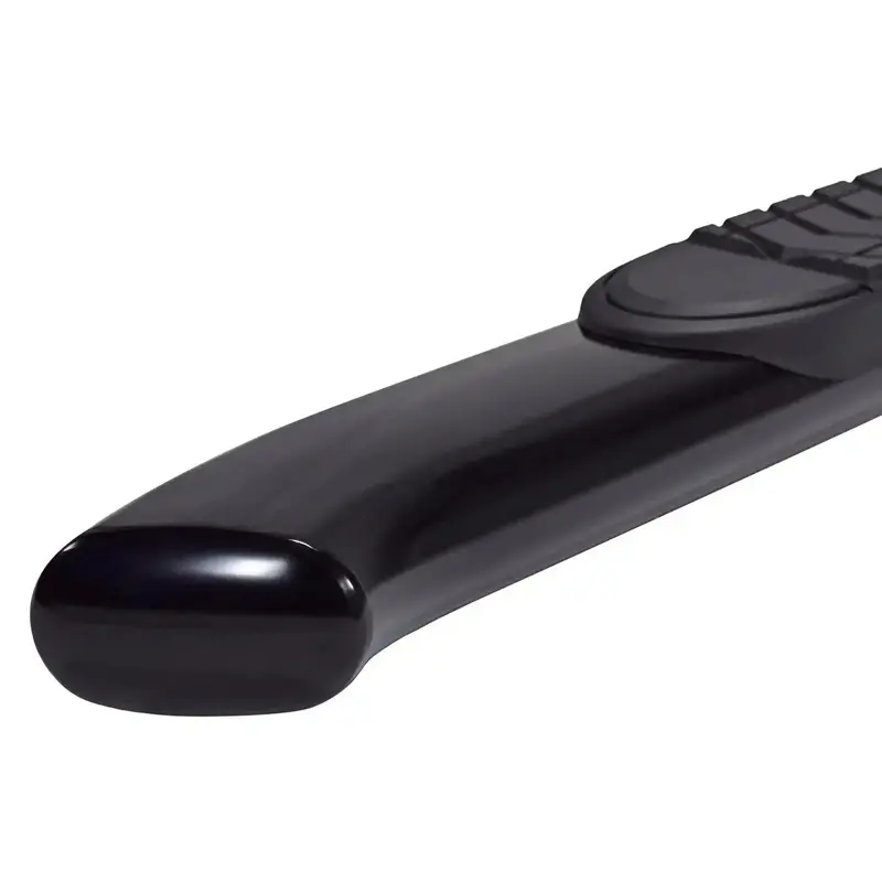 Trailfx Powder-Coated Black Steel Rocker Panel – 5-Inch Oval Bent Design For Crew Cab Pickups 1
