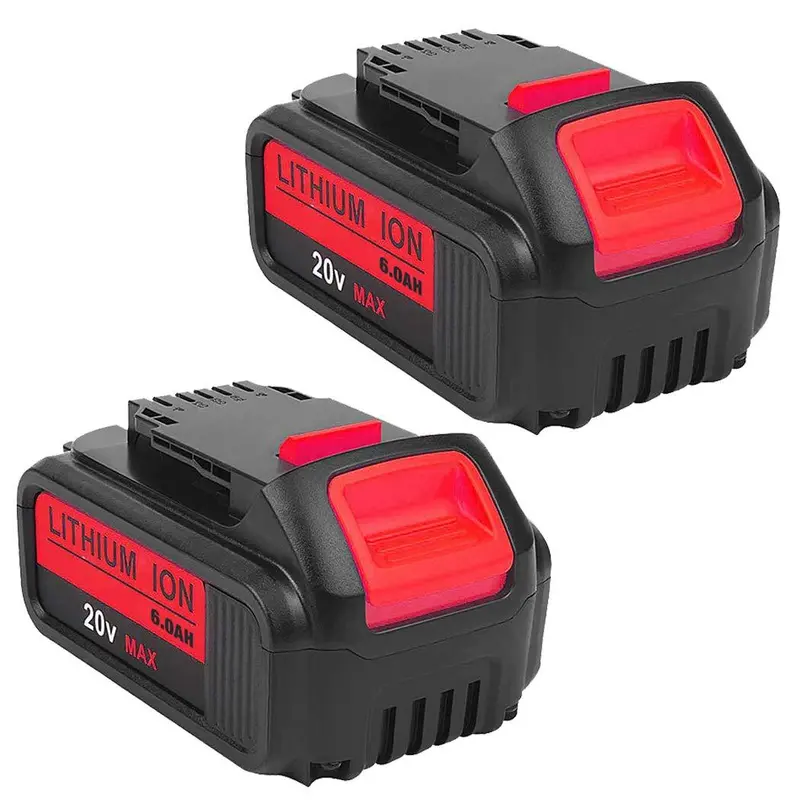 Two-Pack Dewalt 20V Max 6.0Ah Lithium-Ion Batteries – Dcb205-Compatible Replacement 1