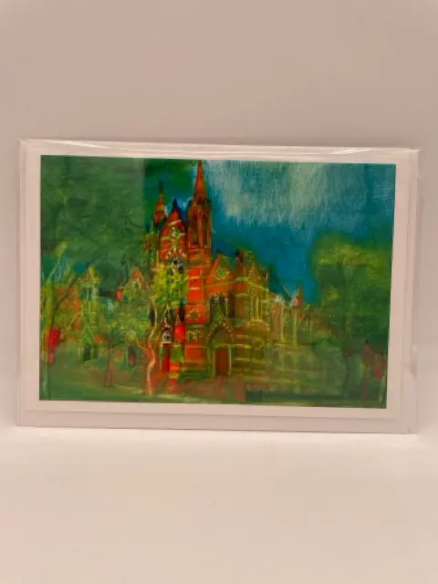 Vintage St. Ann'S Church (Packer Avenue) Greeting Card 1