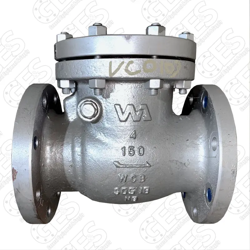 Warren 3155-8 Cast Carbon Steel 4″ Check Valve – Unused Surplus Unit 1