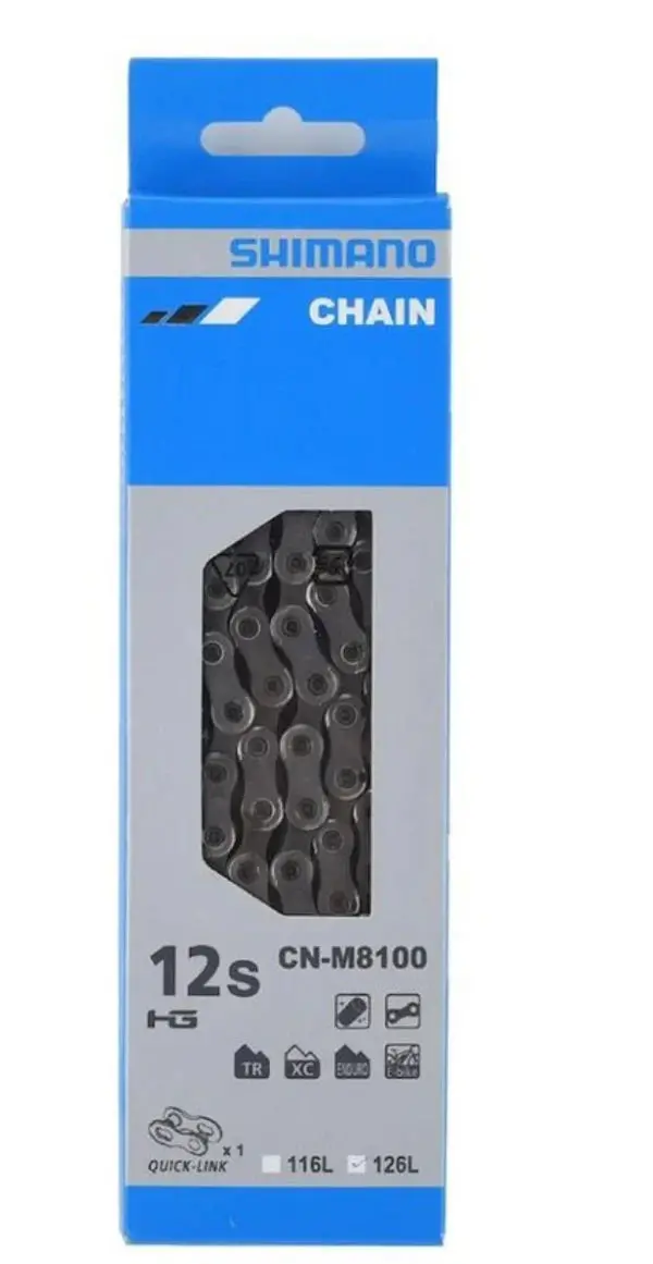 Waxed Shimano Xt/Ultegra Cn-M8100 12-Speed Chain 1
