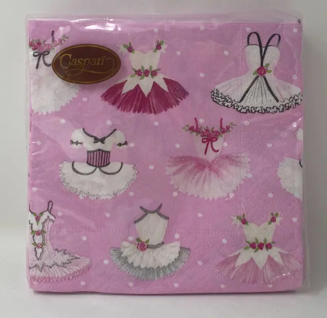Whimsical Tutu-Design Cocktail Napkins 1