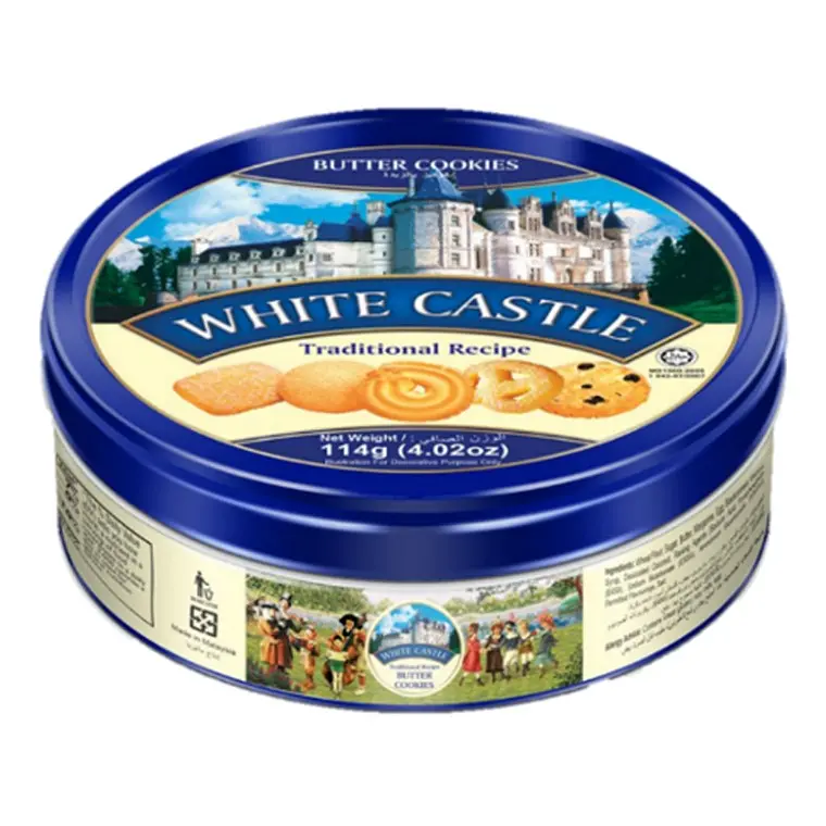 White Castle Danish Butter Cookies Tin – 14G 1