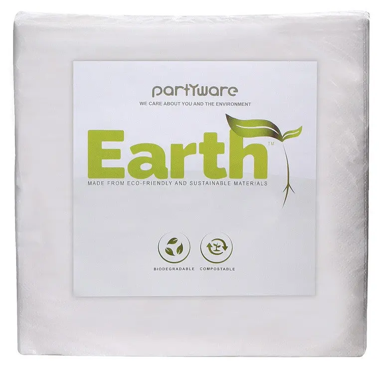 White Lunch Napkins – Value Pack Of 40, Soft & Absorbent 1