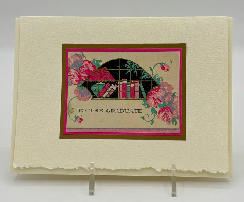 Window-View Graduation Card – Modern Commemorative Design 1