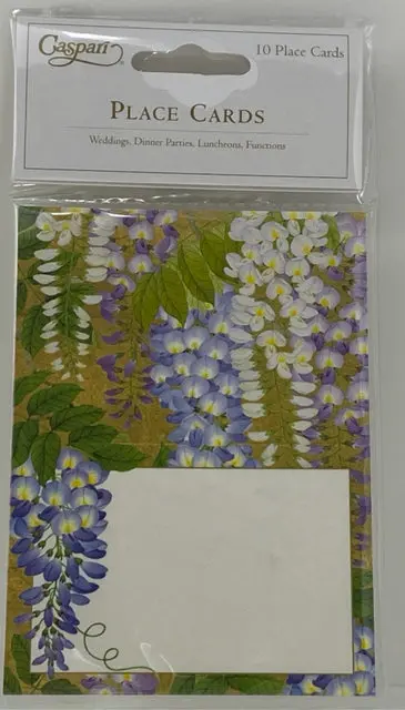 Wisteria-Inspired Elegant Place Cards 1