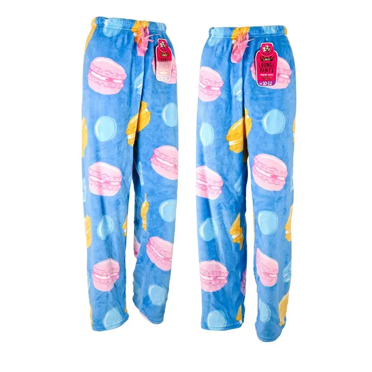 Women’S Lounge Pj Pants – Soft Brushed Fabric, Assorted Prints 1