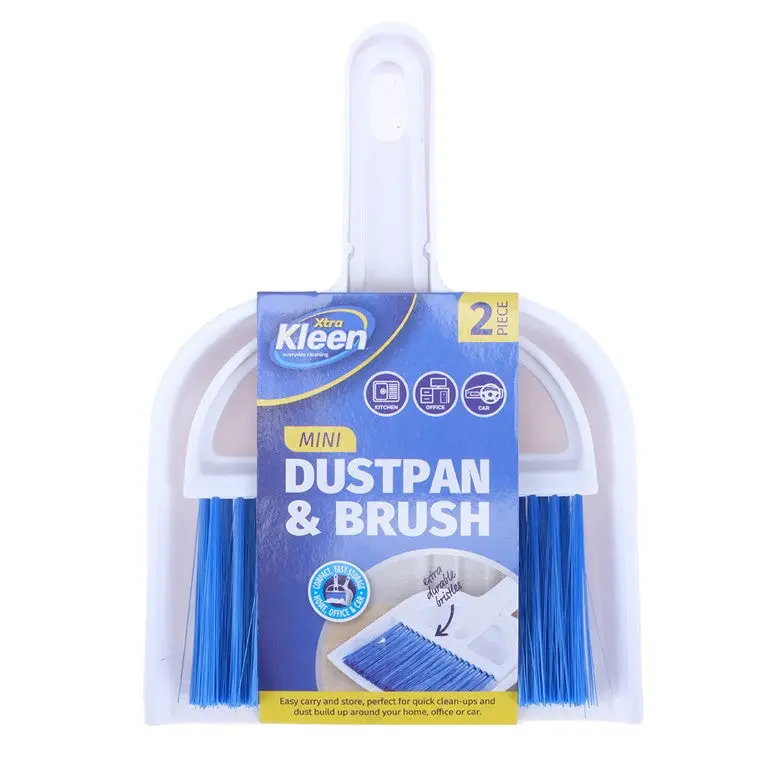 Xtra Kleen Compact Dustpan And Brush Combo Set 1