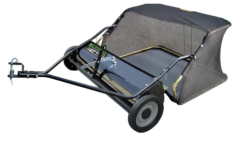 Yard Commander 42-Inch Tow-Behind Lawn Sweeper For Efficient Debris Collection 1