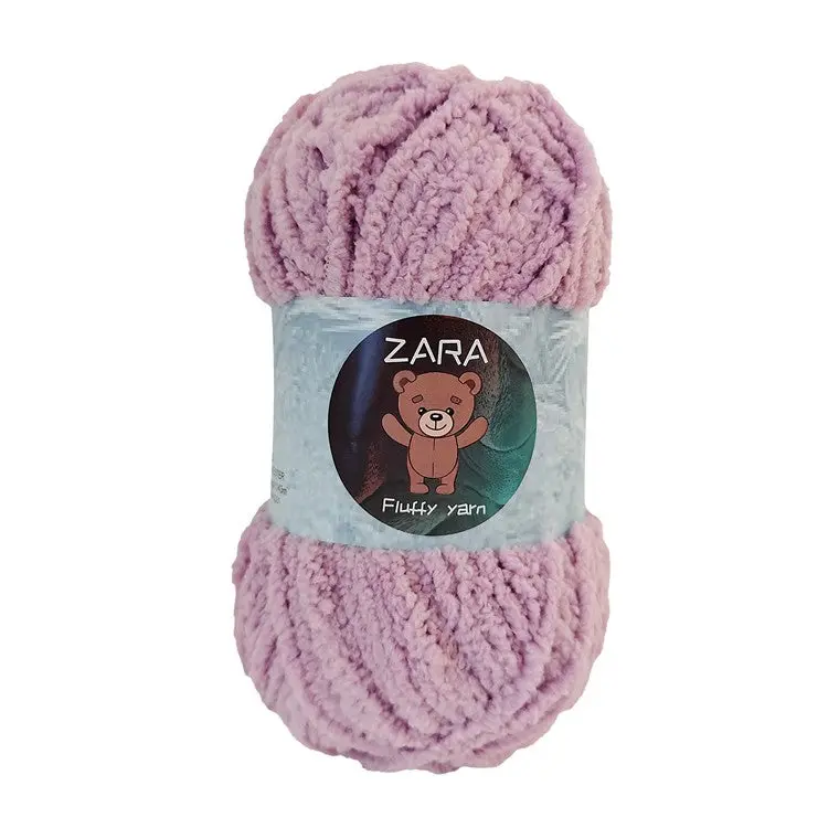 Zara Fluffy Yarn Variety Pack – Premium Chenille-Style Craft Yarn 1
