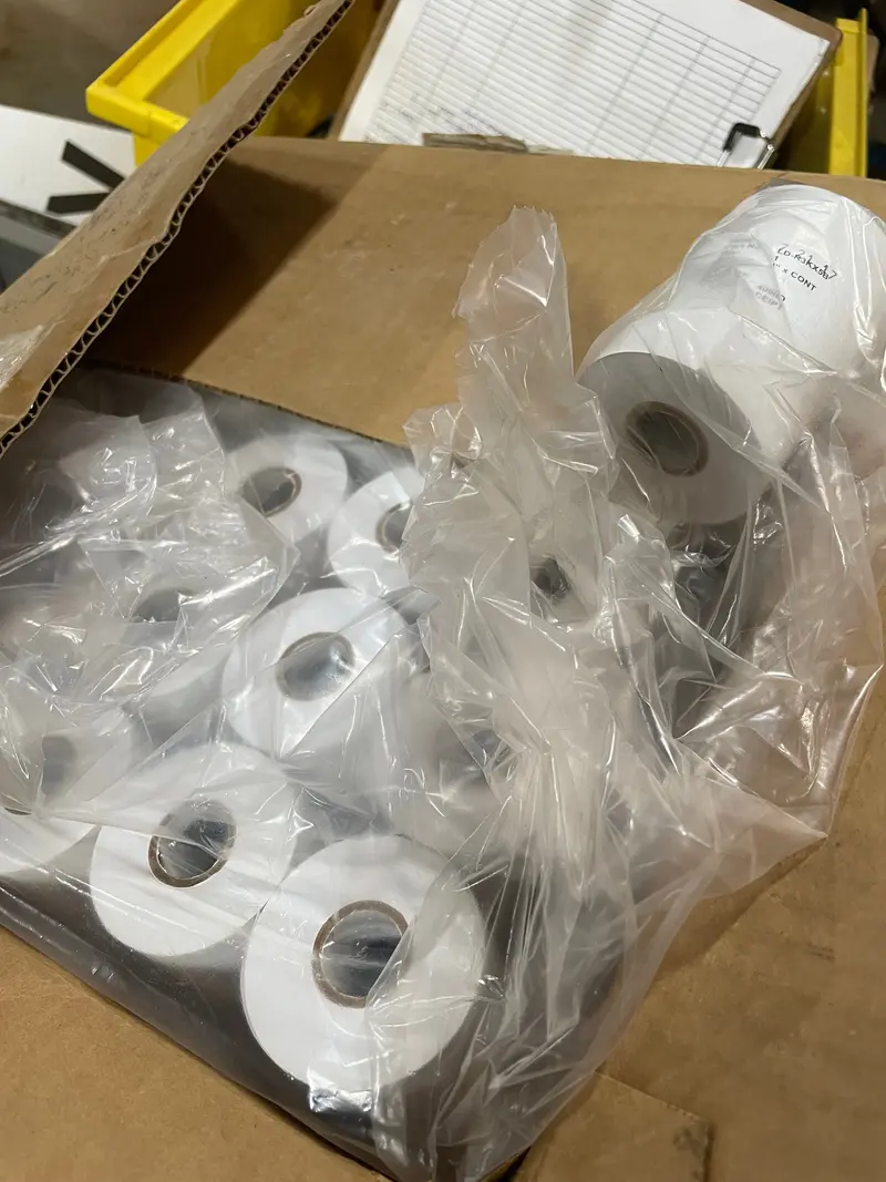 Zebra Ld-R3Kx5B 4000D Thermal Receipt Paper – 36-Roll Box, Unopened Surplus 1
