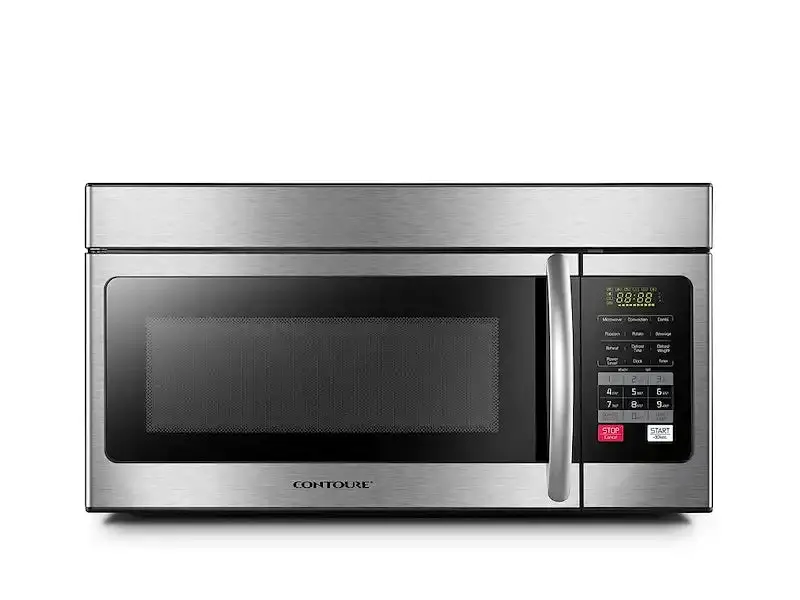 1.6 Cu. Ft. Stainless Steel Over-The-Range Microwave – Compact Built-In Design 1