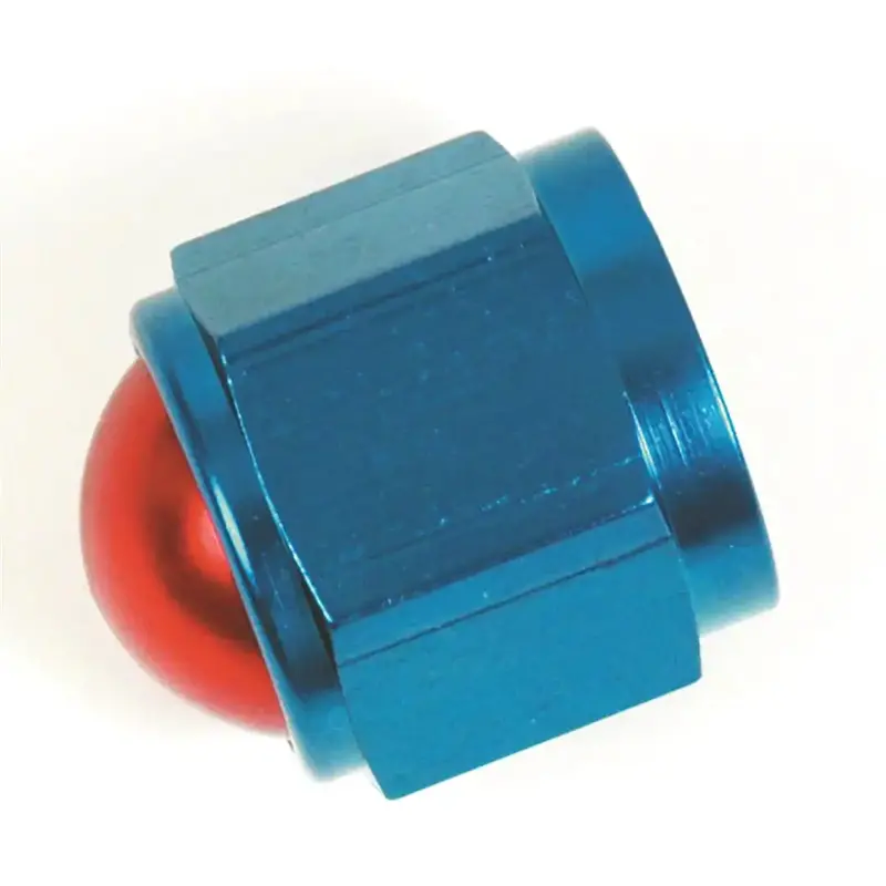-16An Reusable Red/Blue Flare Cap For Hydraulic And Fuel Lines 1