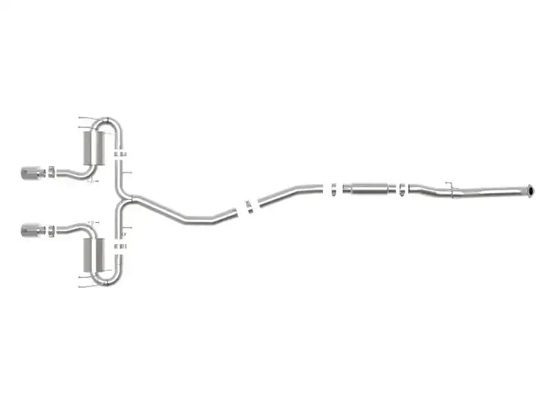 Afe Takeda 49-36624-P 3-Inch 304 Stainless Steel Cat-Back Exhaust System For 2017–2021 Honda Civic Sport (1.5L L4) 1