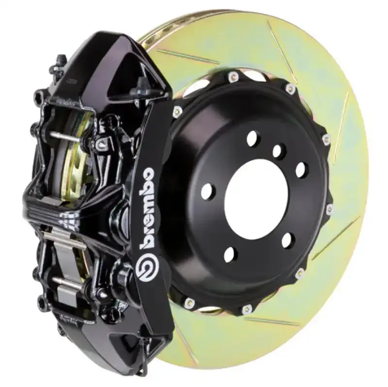 Brembo Front Gt Big Brake Kit For 2005–2008 Porsche 997.1 Carrera 2 (Excl. Pccb) – 6-Piston Calipers, 355X32Mm Slotted Dual-Piece Rotors 1
