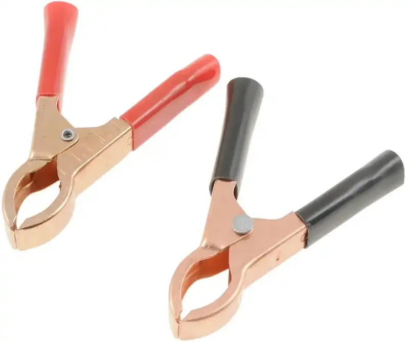 Dorman 85679 Conduct-Tite Battery Cable Clamps – 50-Amp Rated Steel Set With Color-Coded Rubber Handles 1