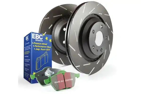Ebc S2Kf1794 Slotted Brake Rotors – Precision-Cut Narrow Slots Reduce Wind Noise And Improve Cooling 1