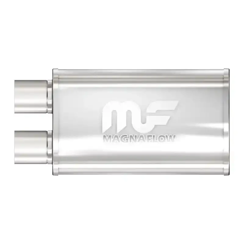 Magnaflow 14X5X8 Stainless Steel Muffler – Dual-Outlet Performance Exhaust Component 1