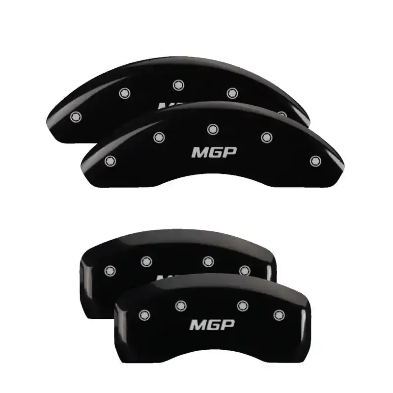 Mgp Black-Anodized Front And Rear Brake Caliper Covers With Engraved Logo 1