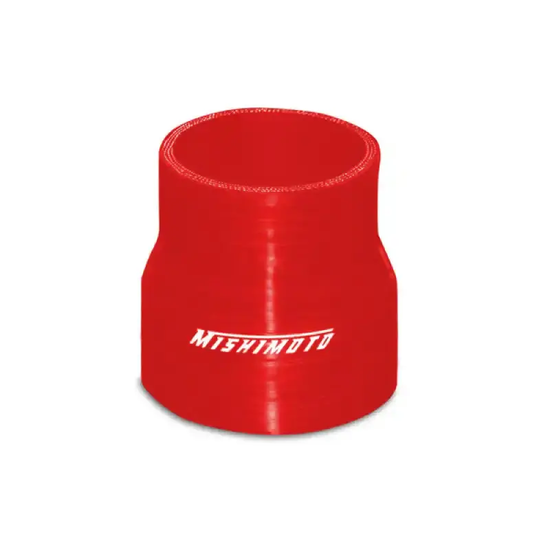 Mishimoto Red Transition Coupler – 2.25" To 2.5" Exhaust Pipe Adapter For Custom Installations 1