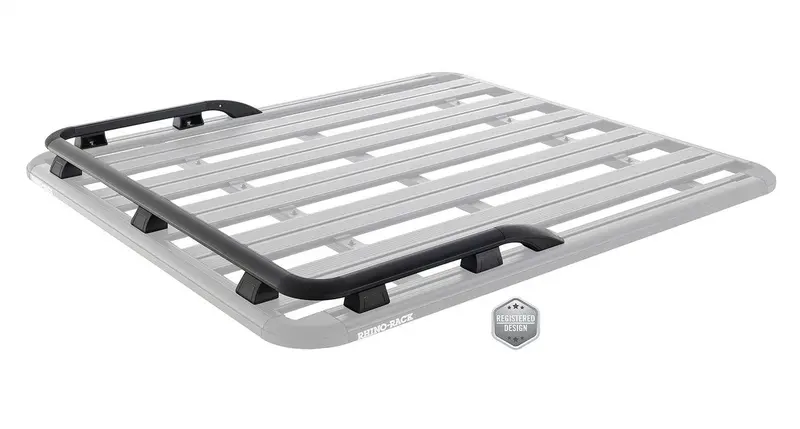 Rhino-Rack Pioneer Platform Side Rails – Front Mount Kit For 42115Bf Crossbar System (Model 43166B) 1