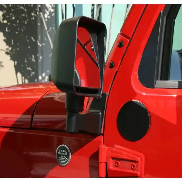 Rugged Ridge Mirror Relocation Bracket Kit For 2007–2018 Jeep Wrangler Jk – Black 1