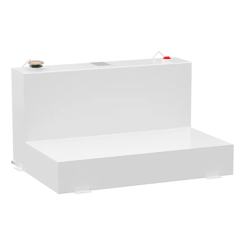 Uws St-85-L-W White L-Shaped 85-Gallon Steel Transfer Fuel Tank 1
