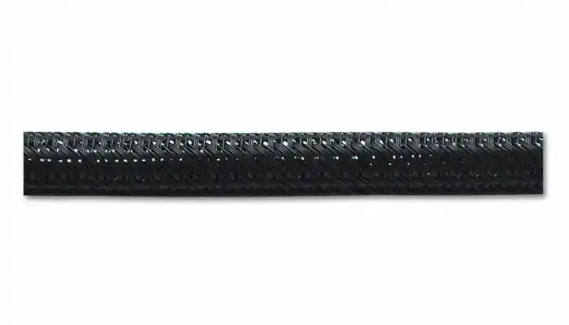 Vibrant 1/4-Inch Od Flexible Split Wire Sleeving – Black Nylon Braid, 10-Foot Length 1