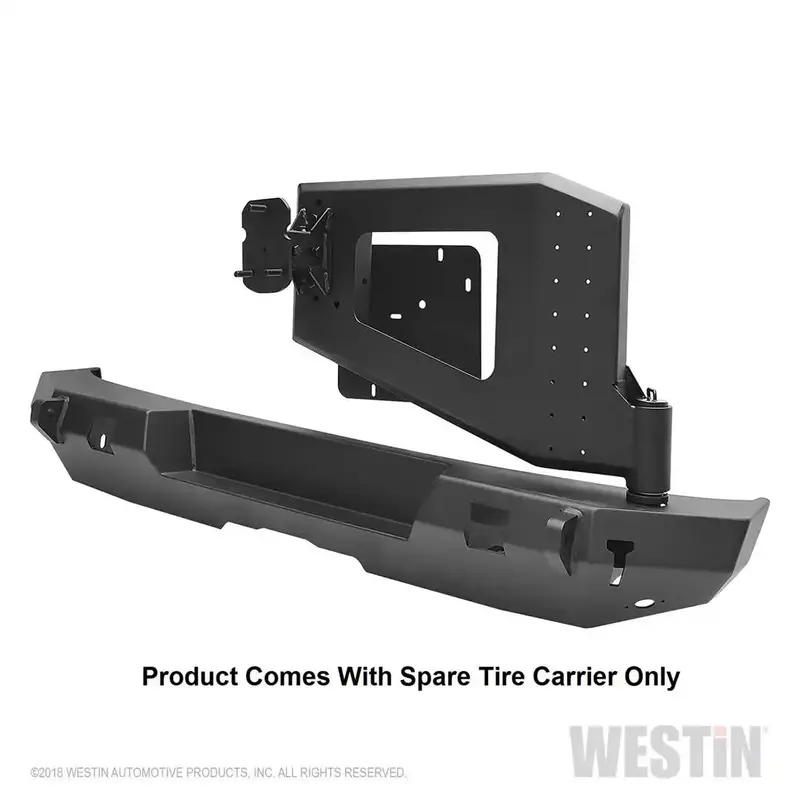 Westin Textured Black Tire Carrier Mount For Spare Wheels 1